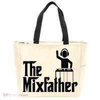Music Mixer Deejay Dj Music Player Dad The Mixfather Tote Bag thumb 0