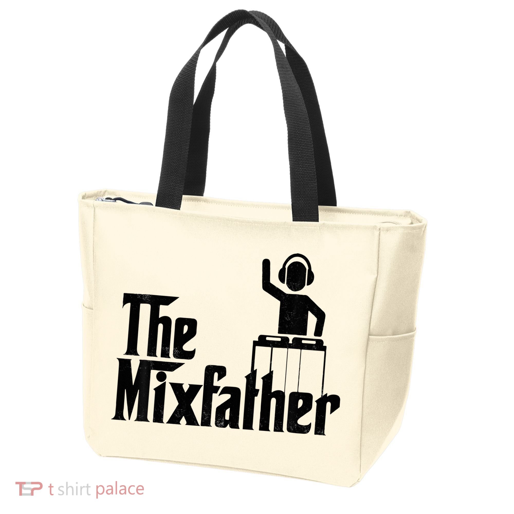 Music Mixer Deejay Dj Music Player Dad The Mixfather Tote Bag