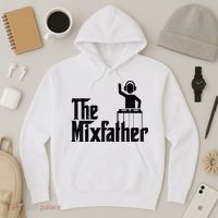 Music Mixer Deejay Dj Music Player Dad The Mixfather Hoodie thumb 3