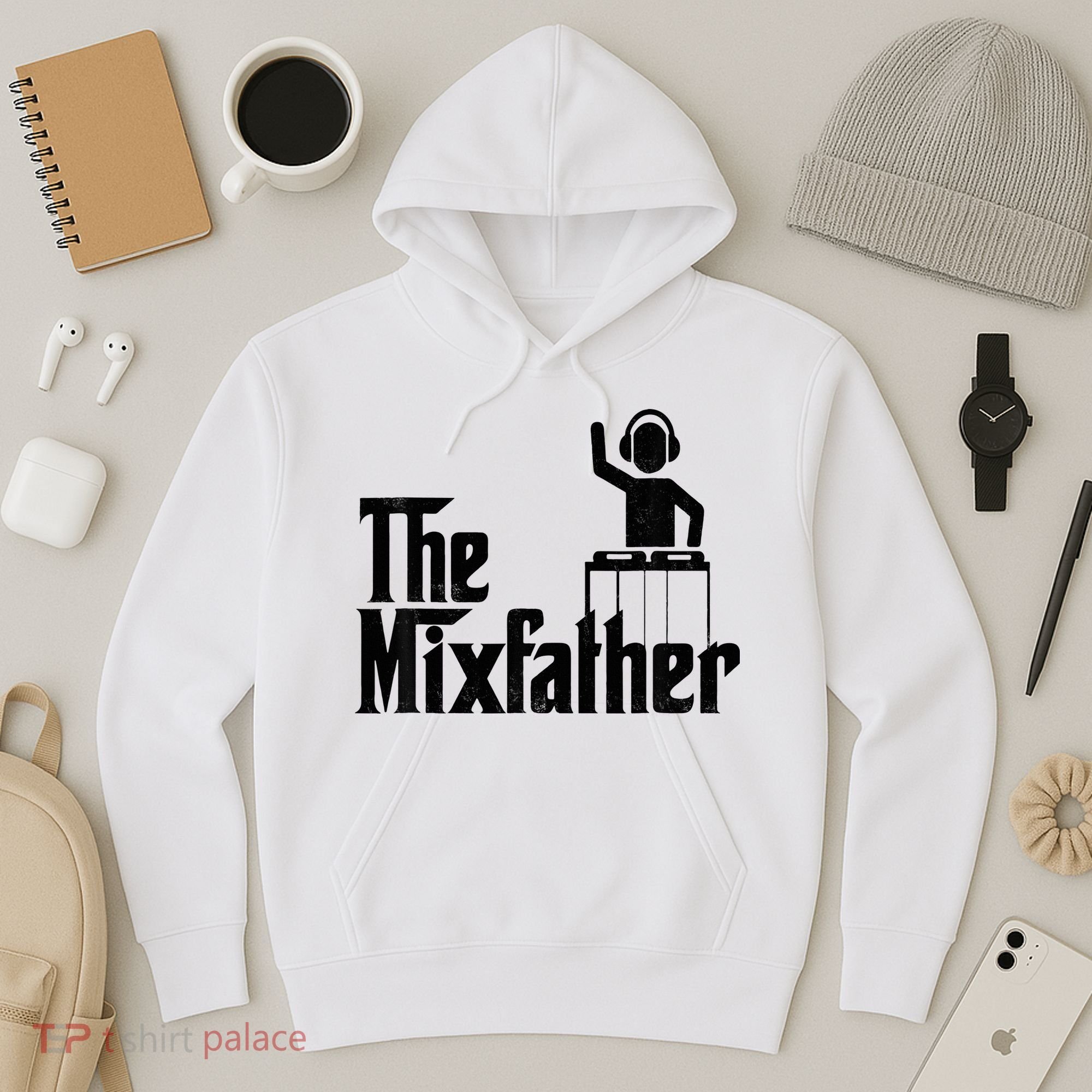 Music Mixer Deejay Dj Music Player Dad The Mixfather Hoodie