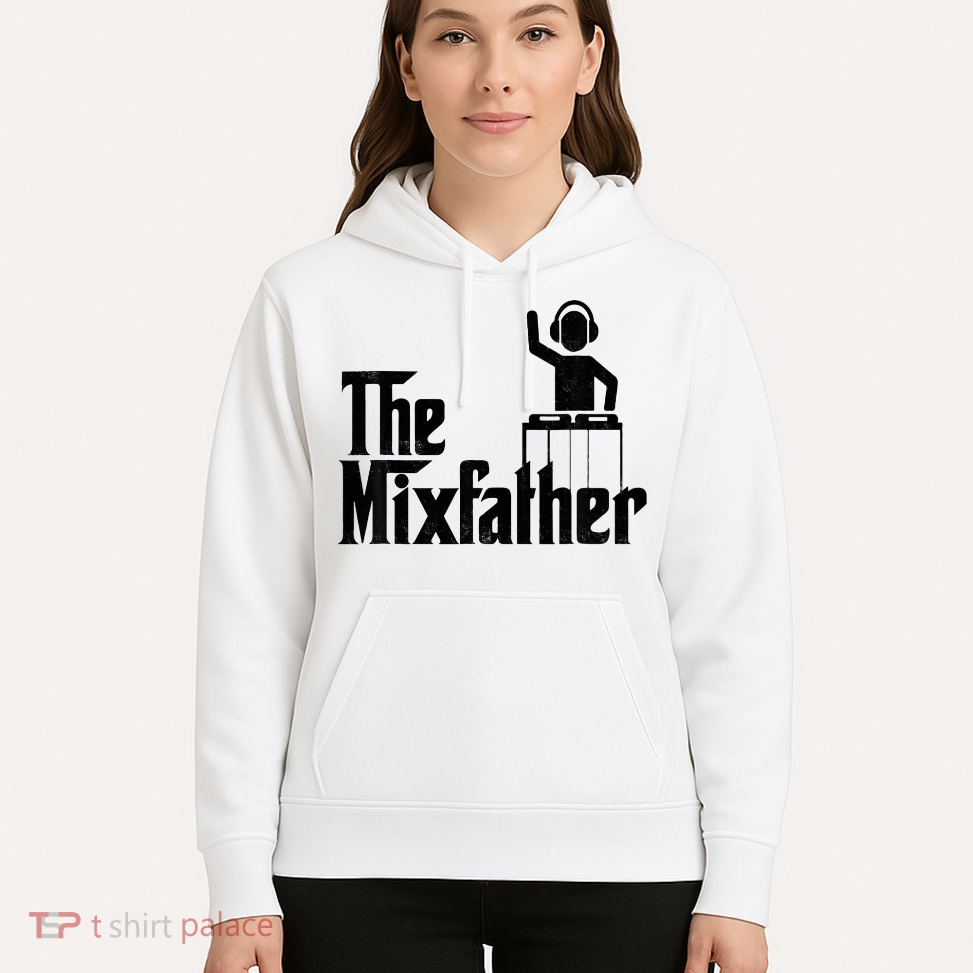 Music Mixer Deejay Dj Music Player Dad The Mixfather Hoodie