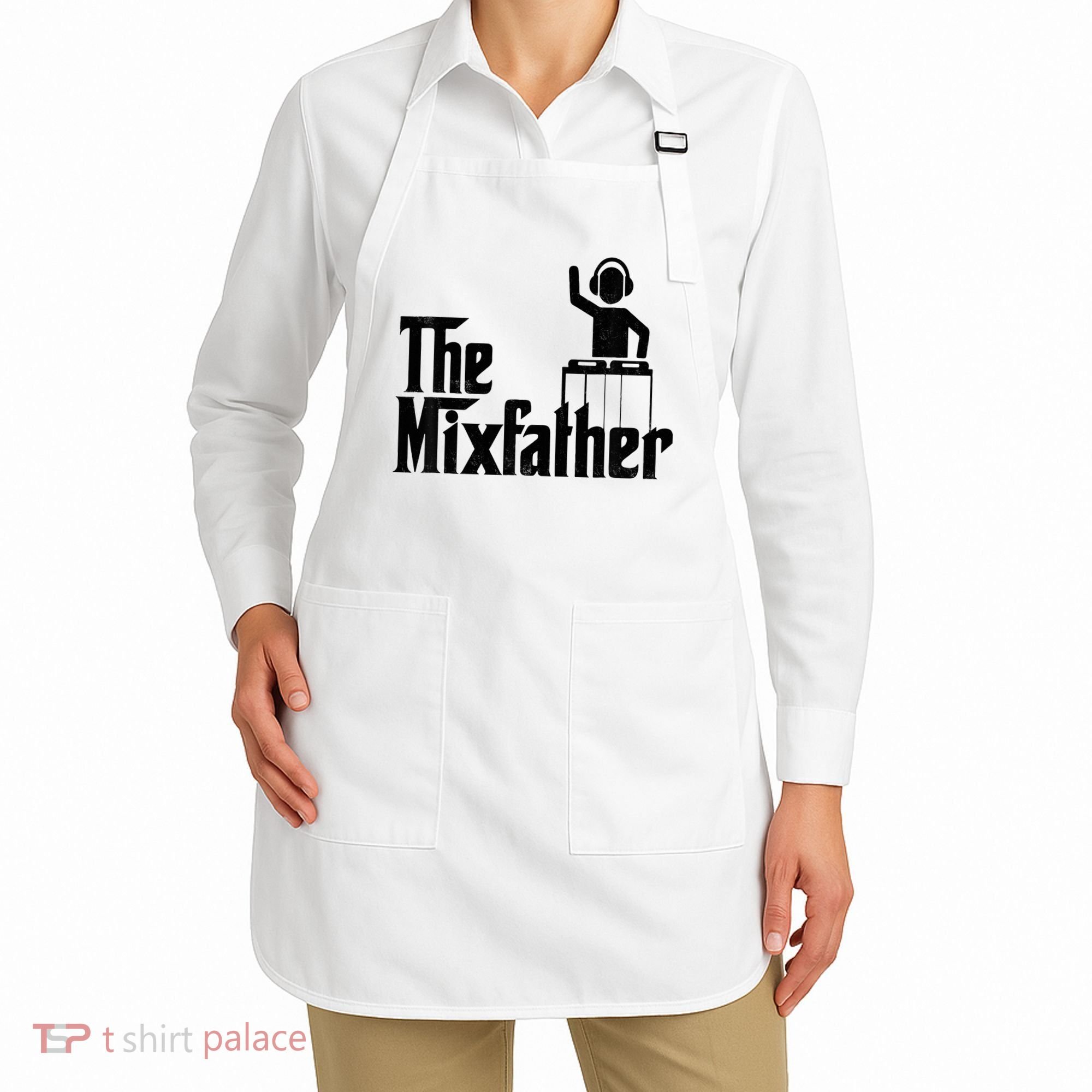 Music Mixer Deejay Dj Music Player Dad The Mixfather Apron