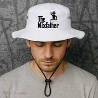 Music Mixer Deejay Dj Music Player Dad The Mixfather Bucket Hat thumb 2