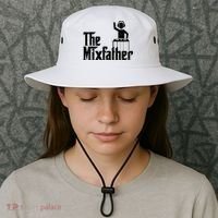 Music Mixer Deejay Dj Music Player Dad The Mixfather Bucket Hat thumb 3