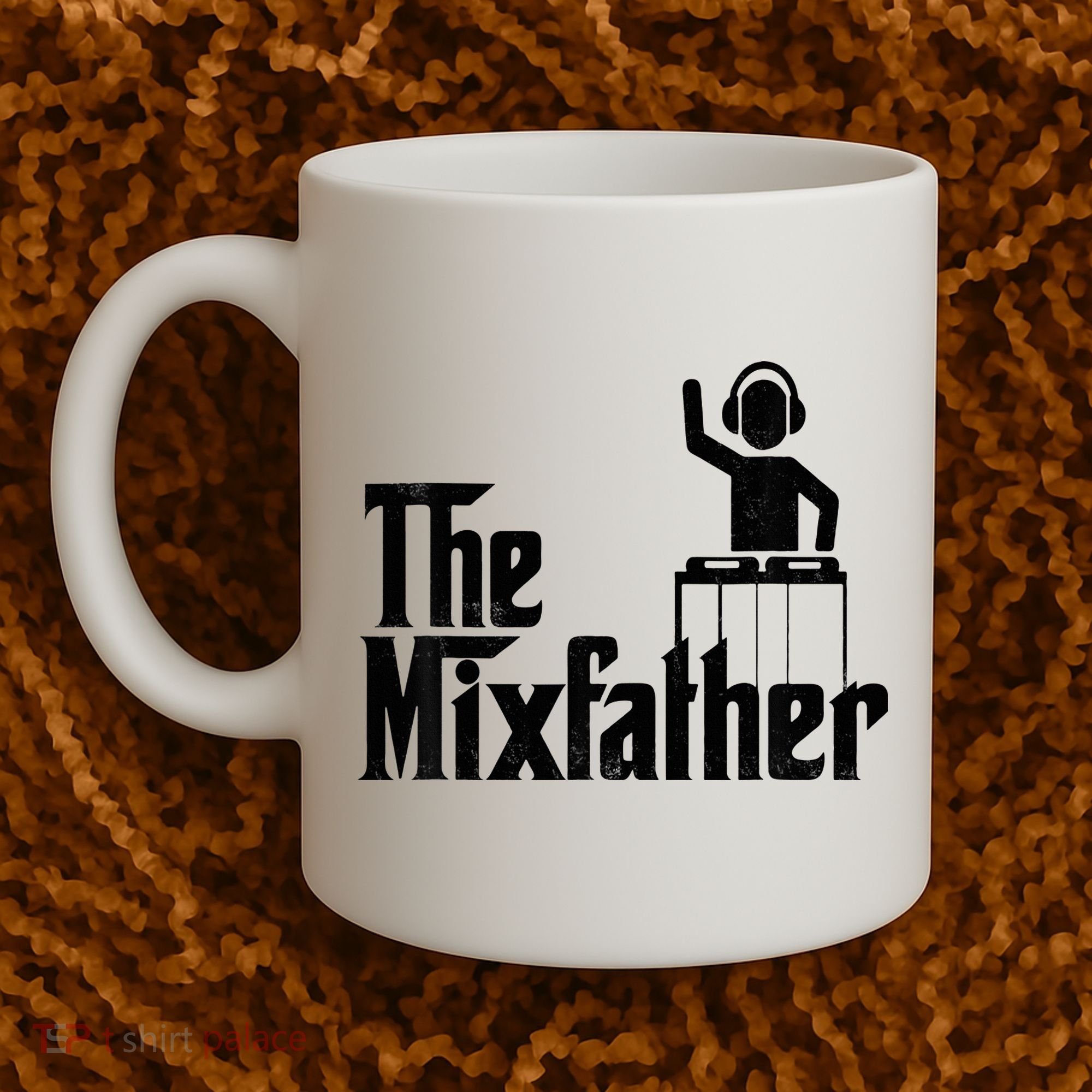 Music Mixer Deejay Dj Music Player Dad The Mixfather Coffee Mug