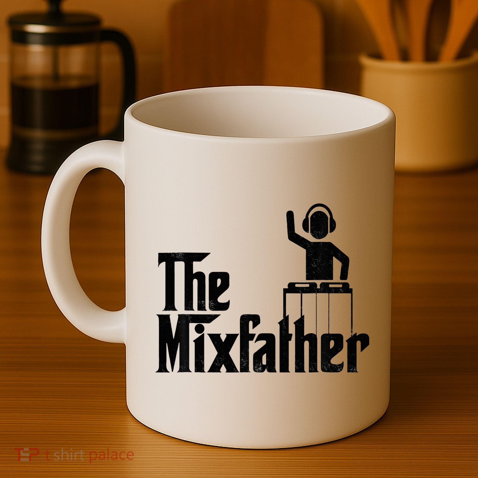 Music Mixer Deejay Dj Music Player Dad The Mixfather Coffee Mug