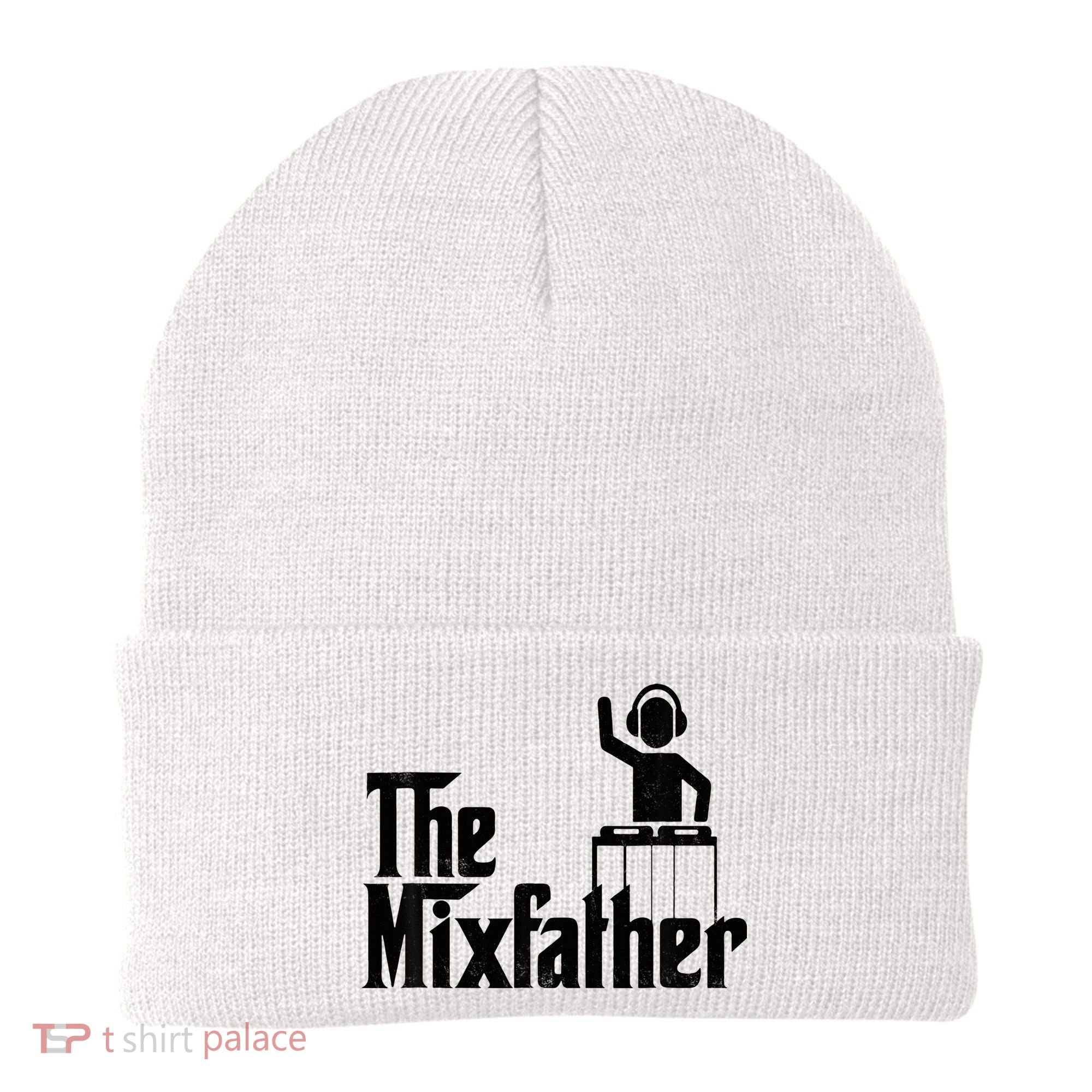 Music Mixer Deejay Dj Music Player Dad The Mixfather Beanie
