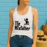 Music Mixer Deejay Dj Music Player Dad The Mixfather Women's Tank Top thumb 2