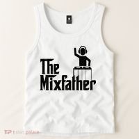 Music Mixer Deejay Dj Music Player Dad The Mixfather Tank Top thumb 2