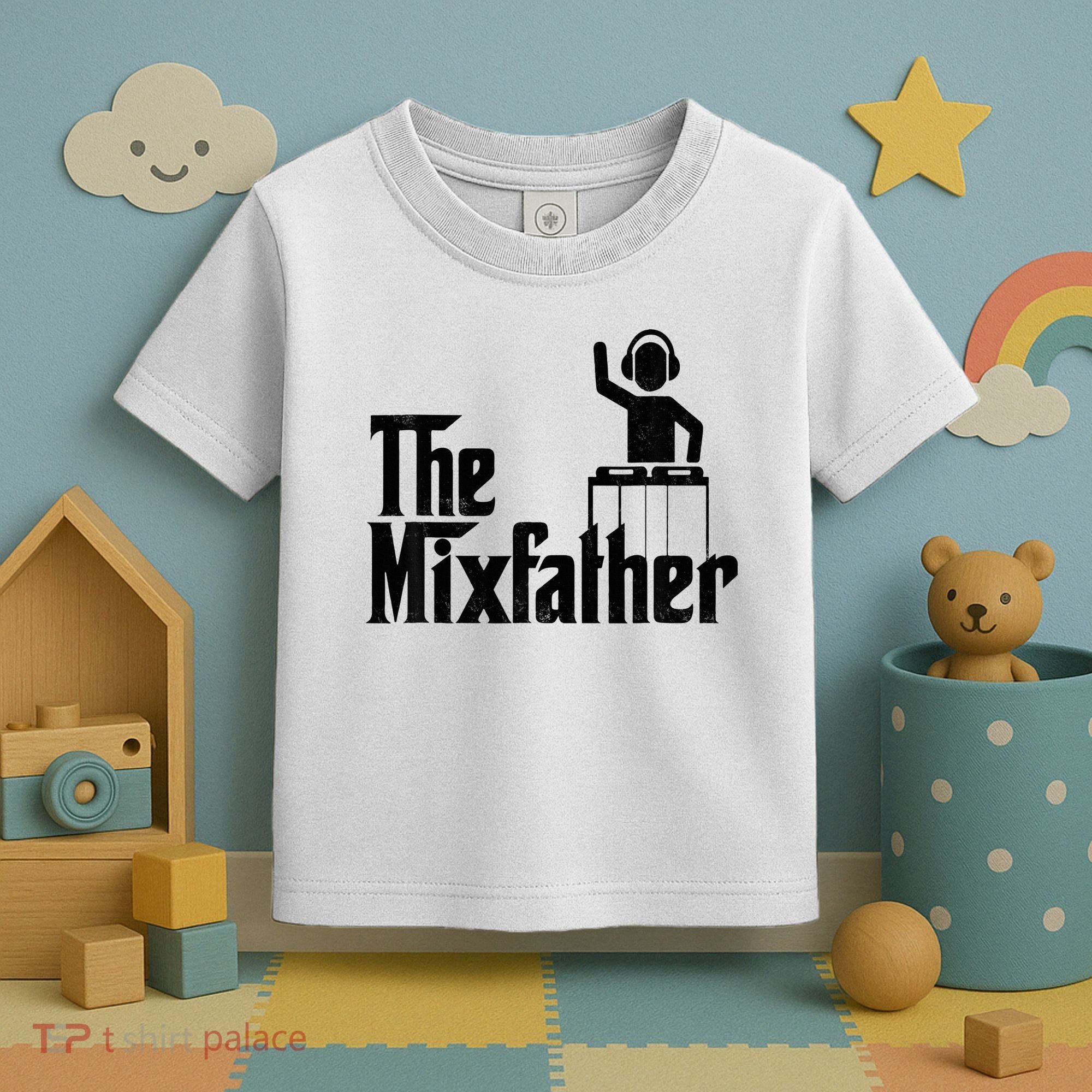 Music Mixer Deejay Dj Music Player Dad The Mixfather Toddler T-Shirt
