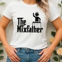 Music Mixer Deejay Dj Music Player Dad The Mixfather Women's T-Shirt thumb 2