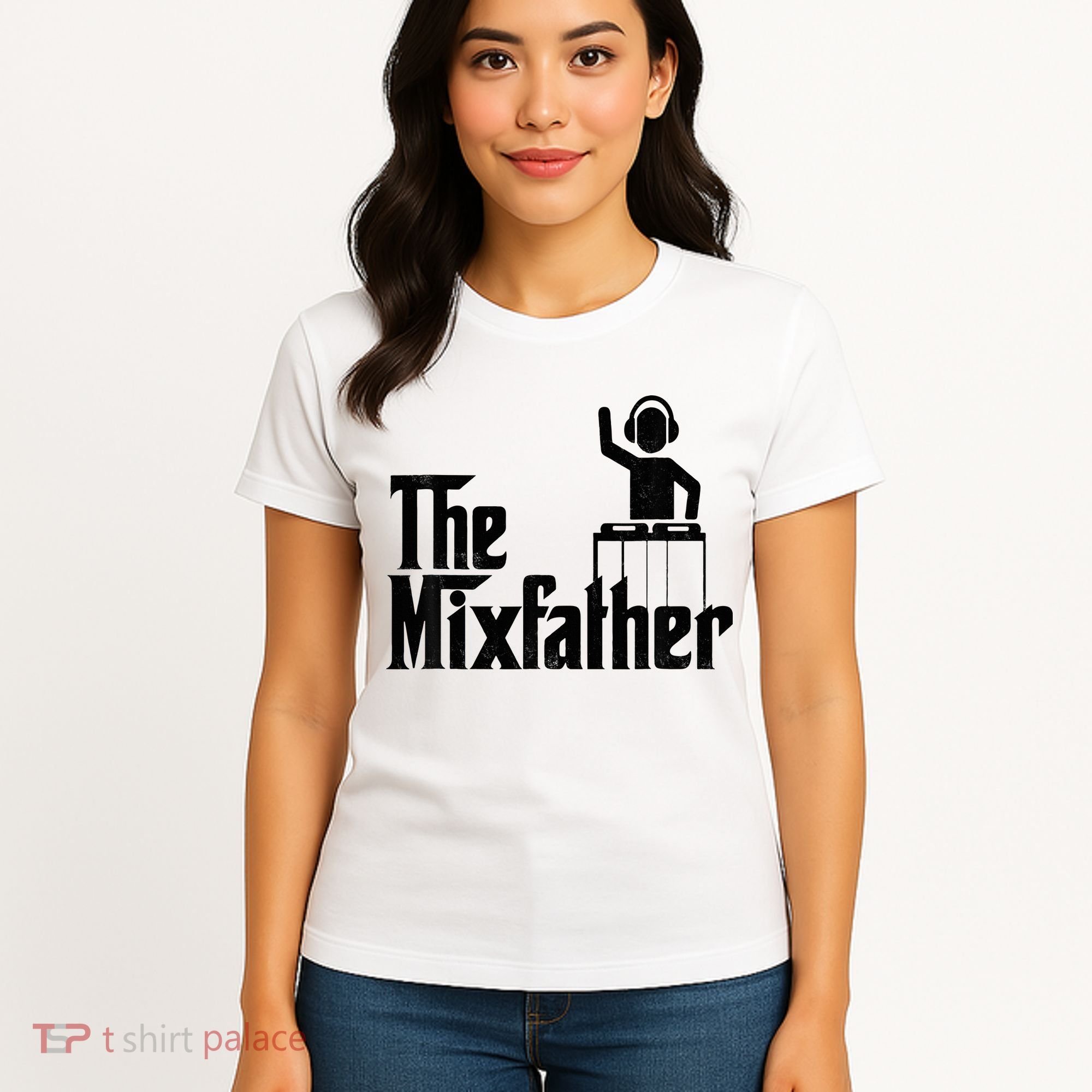 Music Mixer Deejay Dj Music Player Dad The Mixfather Women's T-Shirt