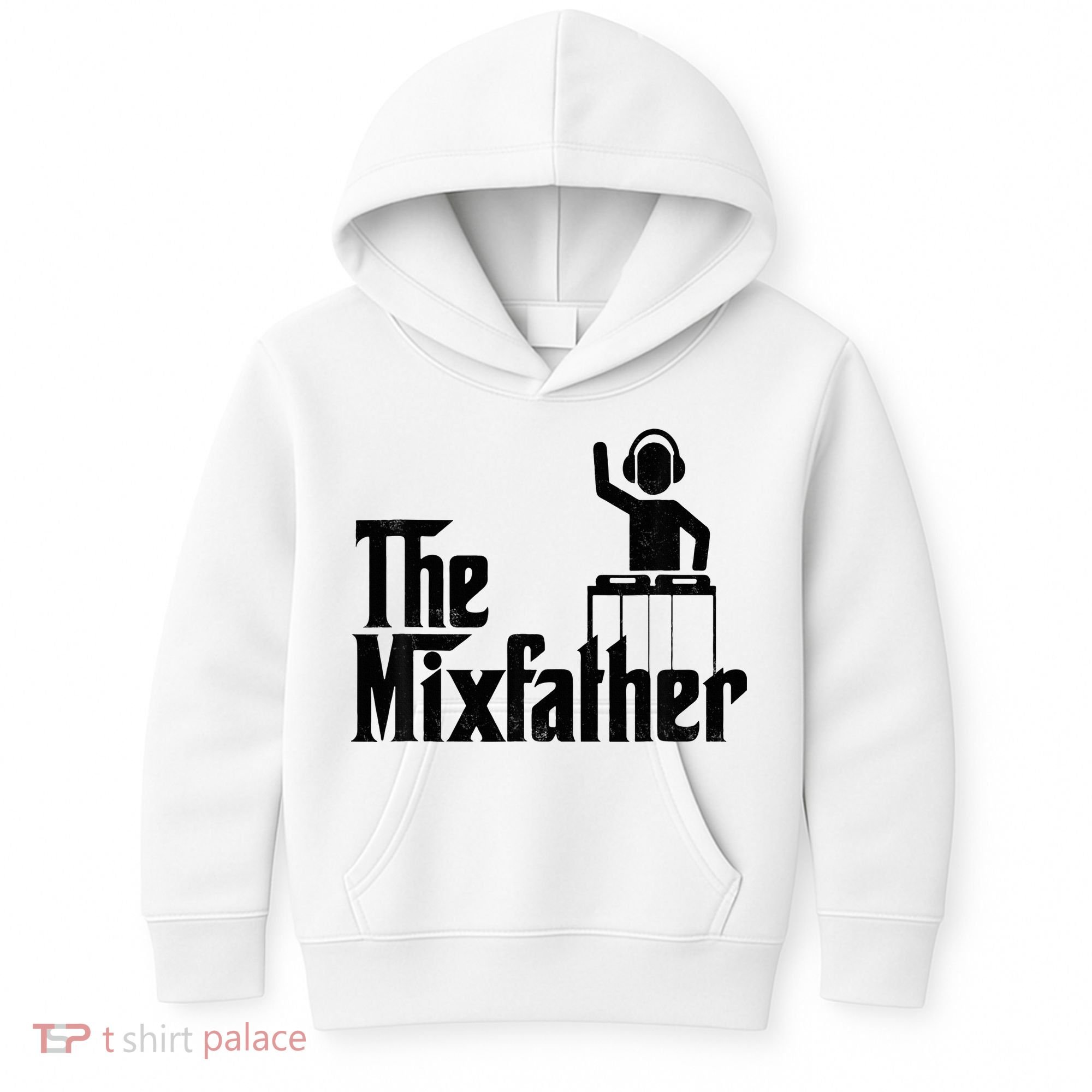 Music Mixer Deejay Dj Music Player Dad The Mixfather Kids Hoodie