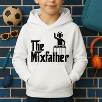 Music Mixer Deejay Dj Music Player Dad The Mixfather Kids Hoodie thumb 2