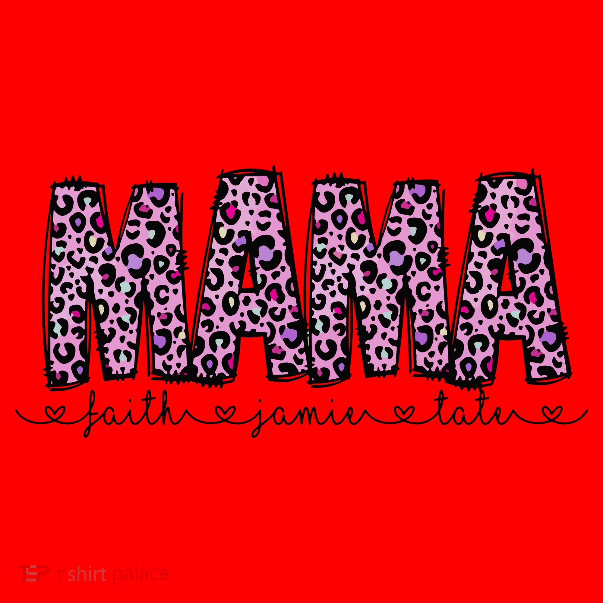Mama Mothers Day Santa Hat