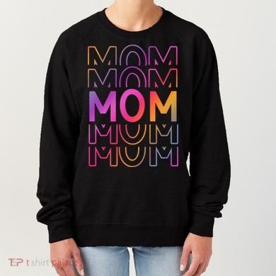Mom Mothers Day Colorful Rainbow Women's Sweatshirt