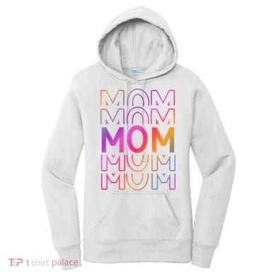 Mom Mothers Day Colorful Rainbow Women's Hoodie