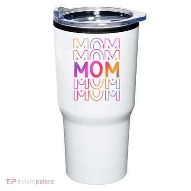Mom Mothers Day Colorful Rainbow Tumbler