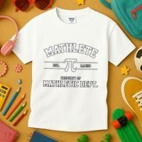 Mathlete Mathletic Department Kids T-Shirt thumb 3