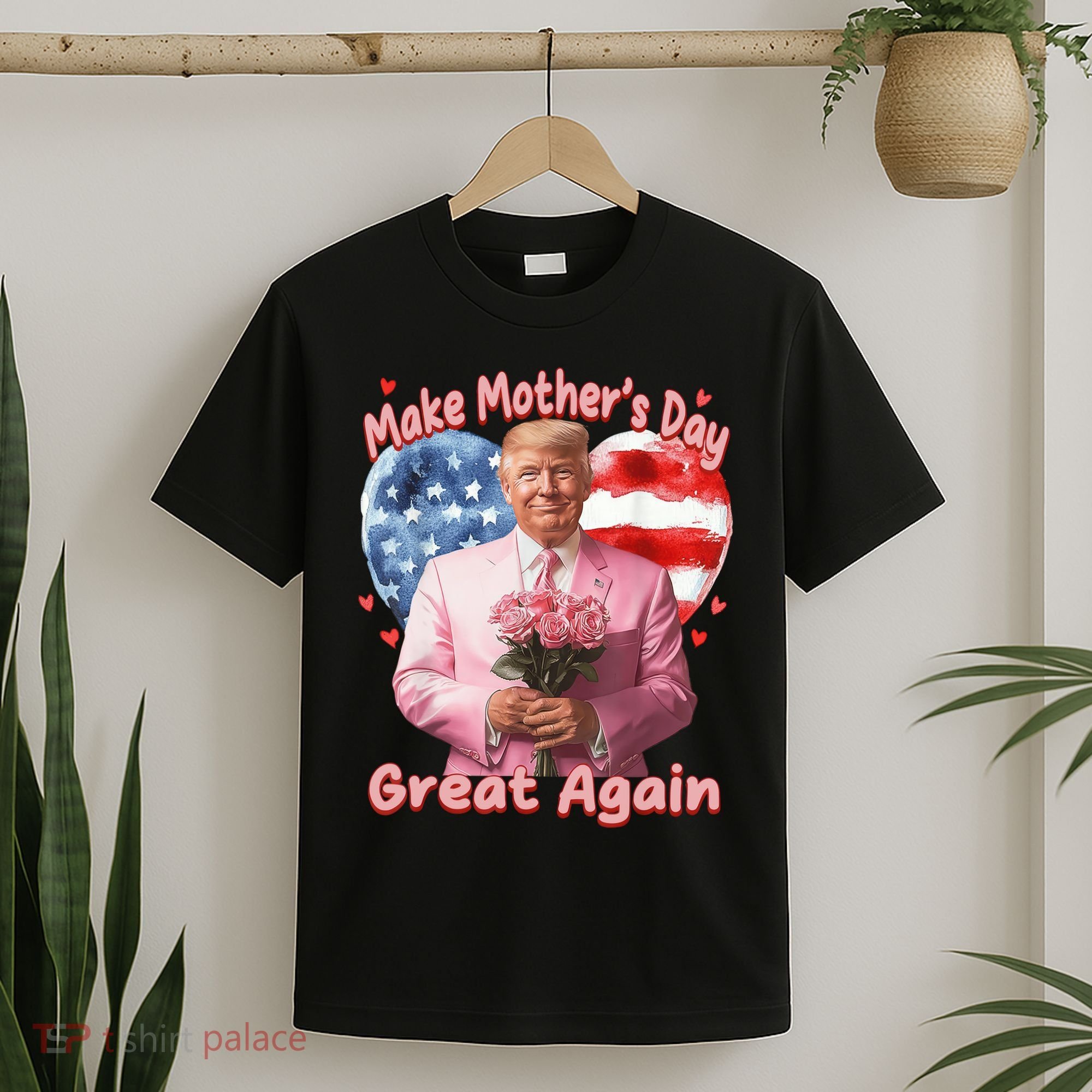 Make Mothers Day Great Again Trump Funny Mother Day Mama  T-Shirt