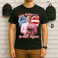 Make Mothers Day Great Again Trump Funny Mother Day Mama  T-Shirt thumb 6