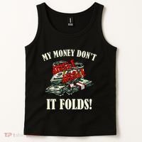 My Money Don't Jiggle Jiggle It Folds Funny Meme Humor Tank Top thumb 2