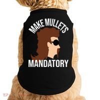 Make Mullets Datory Gift Funny Redneck Mullet 80s Hairstyle Gift Doggie Tank thumb 0