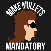 Make Mullets Datory Gift Funny Redneck Mullet 80s Hairstyle Gift Doggie Tank thumb 4