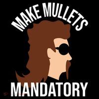 Make Mullets Datory Gift Funny Redneck Mullet 80s Hairstyle Gift Women's Hoodie thumb 2