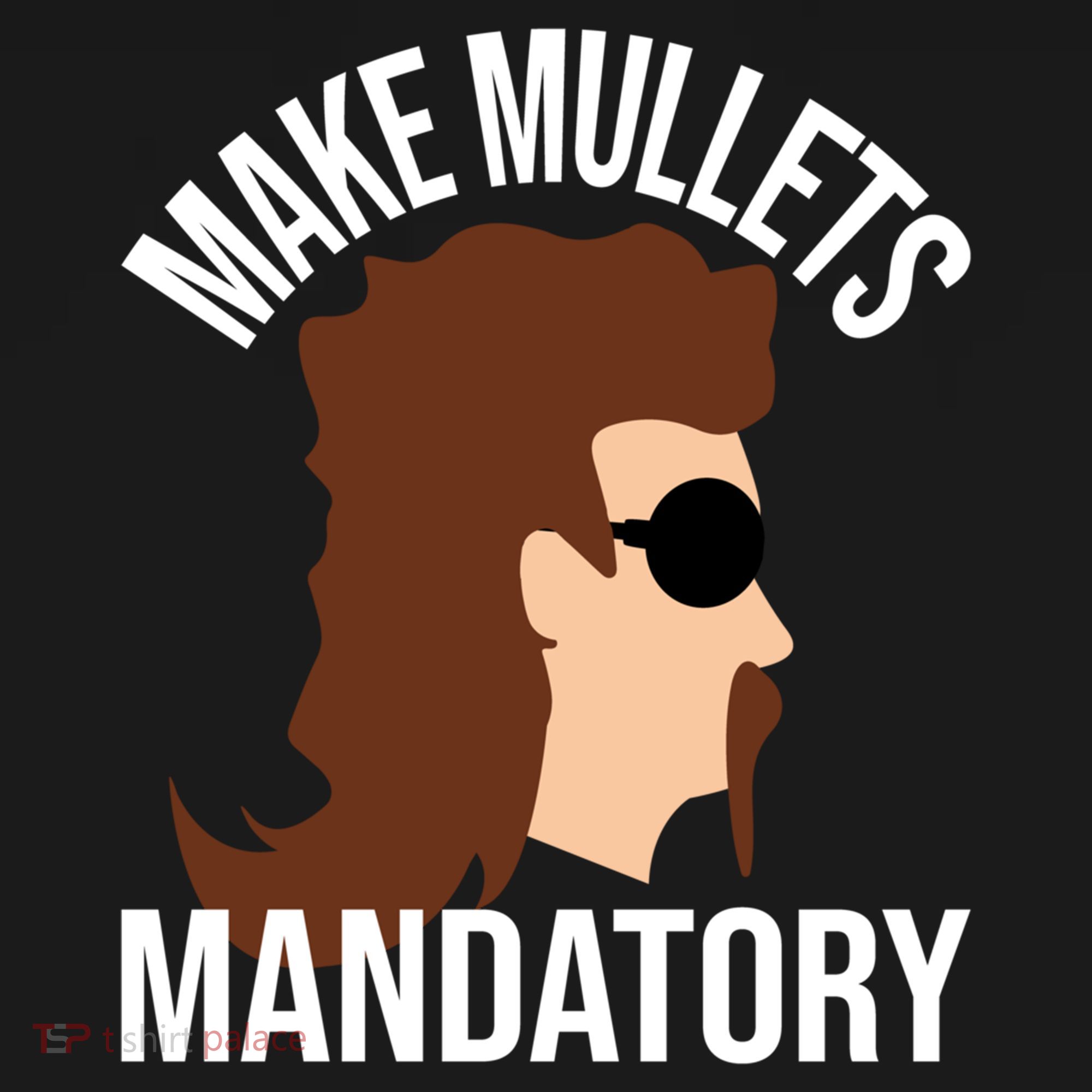 Make Mullets Datory Gift Funny Redneck Mullet 80s Hairstyle Gift Ornament