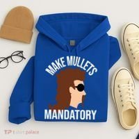 Make Mullets Datory Gift Funny Redneck Mullet 80s Hairstyle Gift Hoodie thumb 4