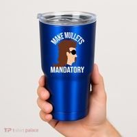 Make Mullets Datory Gift Funny Redneck Mullet 80s Hairstyle Gift Tumbler thumb 2