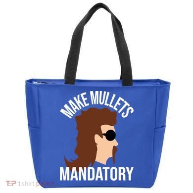 Make Mullets Datory Gift Funny Redneck Mullet 80s Hairstyle Gift Tote Bag