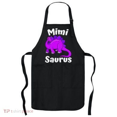 Mimisaurus Mimi Dinosaur Lover Dino Mother's Day Apron