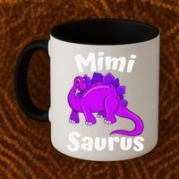 Mimisaurus Mimi Dinosaur Lover Dino Mother's Day Coffee Mug thumb 2