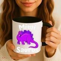 Mimisaurus Mimi Dinosaur Lover Dino Mother's Day Coffee Mug thumb 3