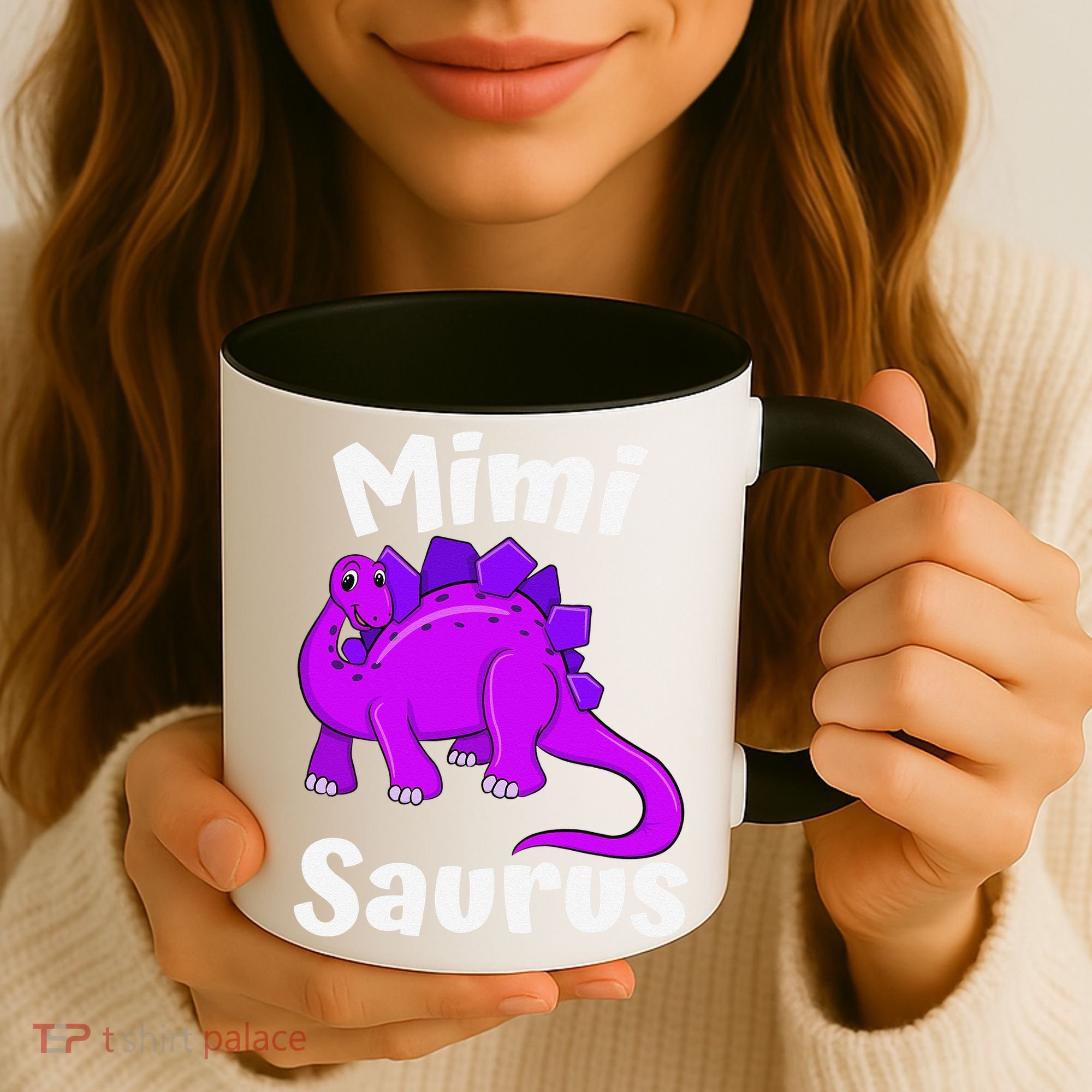 Mimisaurus Mimi Dinosaur Lover Dino Mother's Day Coffee Mug