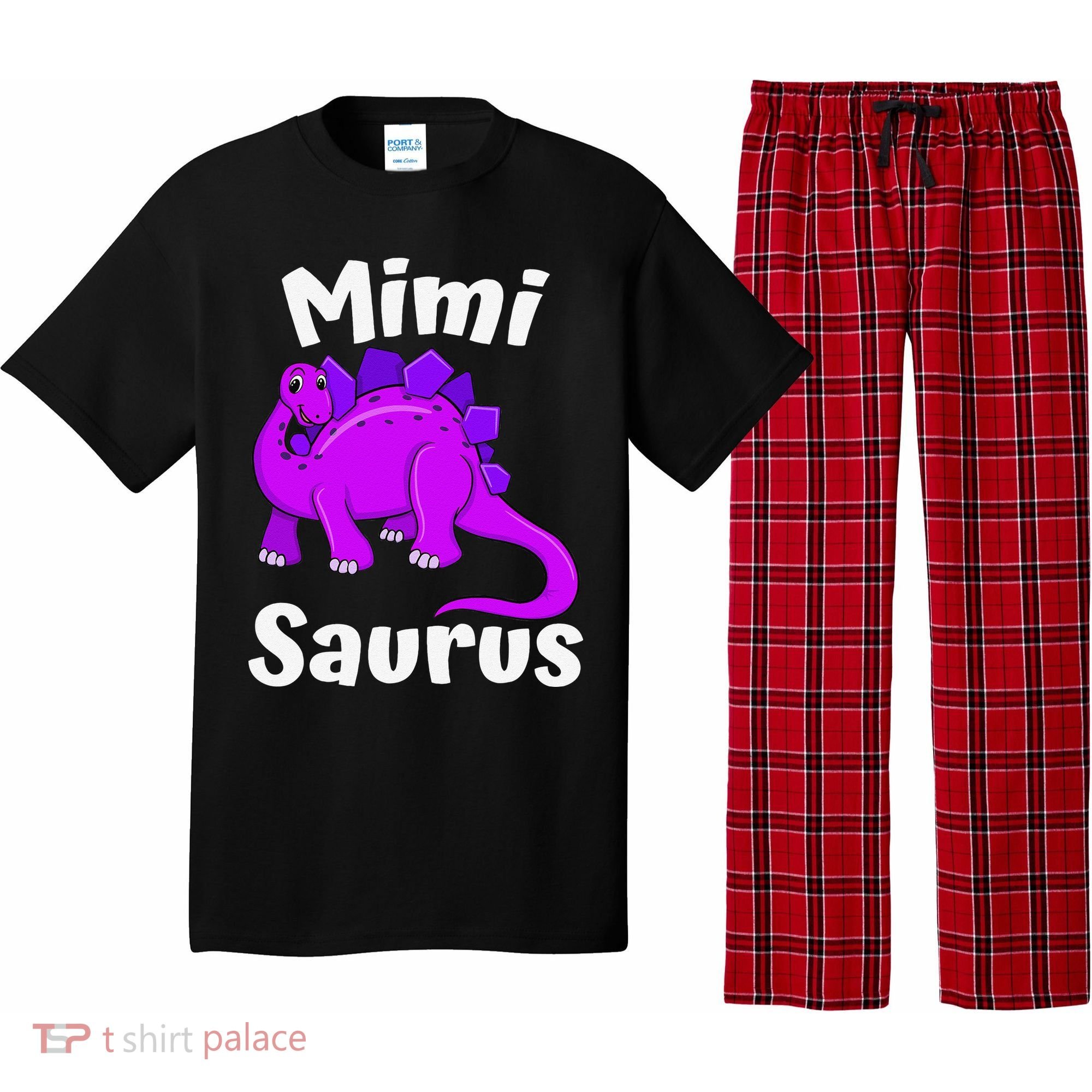Mimisaurus Mimi Dinosaur Lover Dino Mother's Day Pajama Set