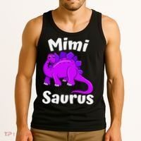 Mimisaurus Mimi Dinosaur Lover Dino Mother's Day Tank Top thumb 3