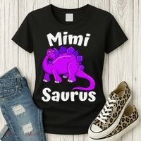 Mimisaurus Mimi Dinosaur Lover Dino Mother's Day Women's T-Shirt thumb 3