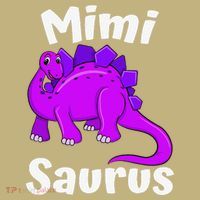 Mimisaurus Mimi Dinosaur Lover Dino Mother's Day Long Sleeve Shirt thumb 2