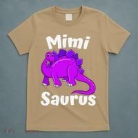 Mimisaurus Mimi Dinosaur Lover Dino Mother's Day T-Shirt thumb 5