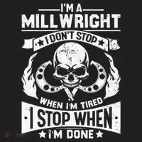 Machinist Millwright Don't Stop When Tired Stop When Done Women's Sweatshirt thumb 2