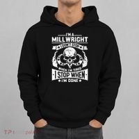 Machinist Millwright Don't Stop When Tired Stop When Done Hoodie thumb 0