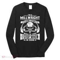 Machinist Millwright Don't Stop When Tired Stop When Done Long Sleeve Shirt thumb 0