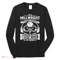 Machinist Millwright Don't Stop When Tired Stop When Done Long Sleeve Shirt thumb 0