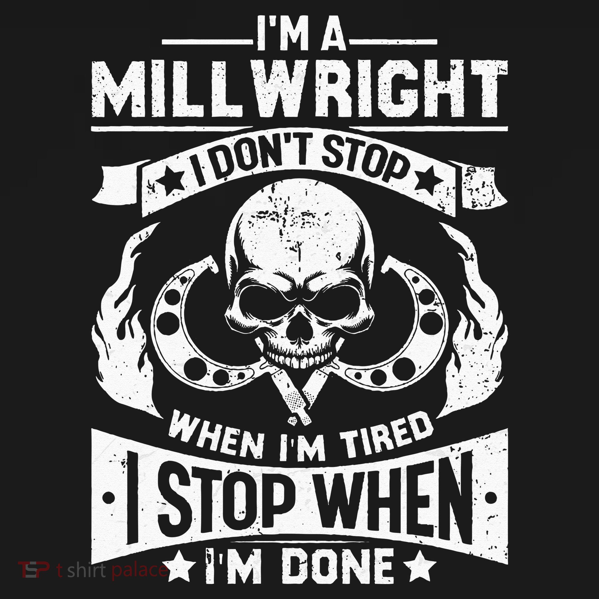 Machinist Millwright Don't Stop When Tired Stop When Done Baby Bodysuit