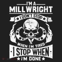 Machinist Millwright Don't Stop When Tired Stop When Done Hat thumb 2