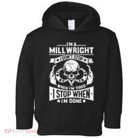 Machinist Millwright Don't Stop When Tired Stop When Done Toddler Hoodie thumb 0