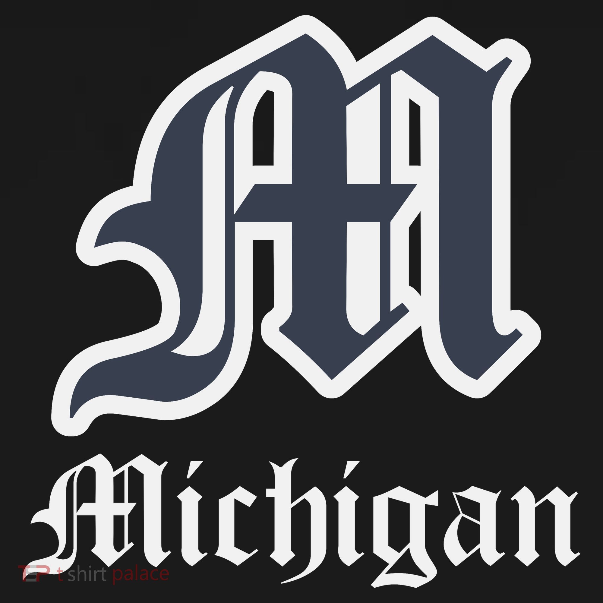 Michigan M Detroit D Logo Backpack